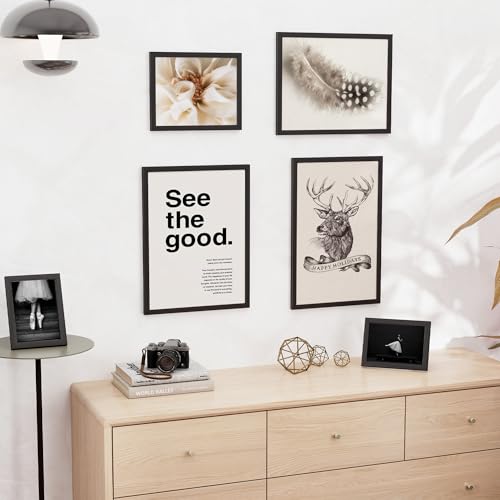 Venusmiles 12x16 Picture Frame, Display 12x16 Photo Frames - High Definition Plexiglass - Vertical and Horizontal Display...