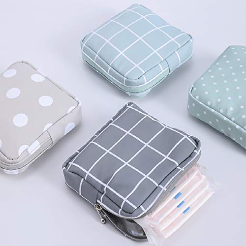 Sanitary Napkin Storage Bag,2pcs Menstrual Cup Pouch,Cotton Cloth Portable Sanitary Napkin Pads Storage Bags Feminine Mens...