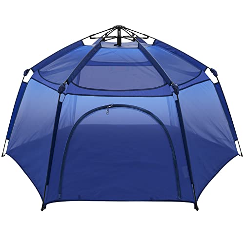 Alvantor® Baby Playpen Pop Up Play Yard 84"x84"x44”Large Kids Play Tent Indoor Outdoor Playhouse Mesh Play Pen, Mosquito N...