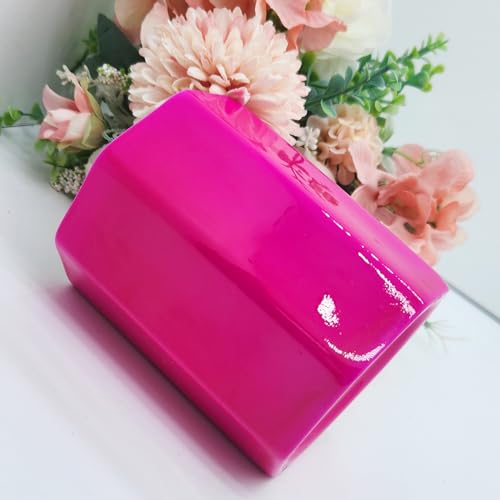 LEAZUL Pen Holder, Makeup Brush Holder Ceramic Shiny Gold Spring Floral Pattern Pencil Cup for Girls Kids Women Durable St...