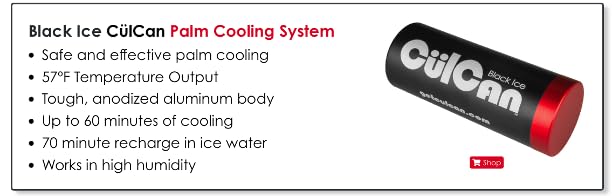 The CulCan by Black Ice Cooling. Unique Hand, Palm, and Body Cooling Device Helps You Cool Down Rapidly to Improve The Qua...