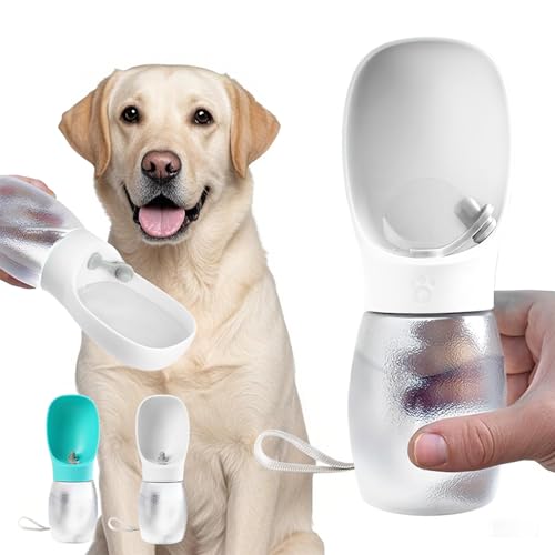 Kalimdor Dog Water Bottle,Leak Proof Portable Puppy Water Dispenser with Drinking Feeder, Dog Walking Accessories for Pets...