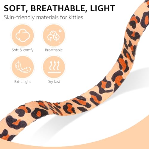 SCENEREAL Adjustable Cat Harness and Leash Set with AirTag Holder, Escape-Proof Design for Small to Large Cats, Lightweigh...