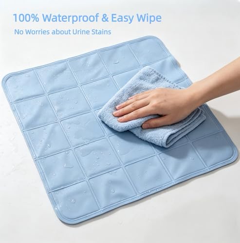 ZeQi Gel-Filled Cooling Mats for Cats Dogs Pets, Water-Proof Surface, Summer Dog Cool Mat, Cooling Cat Bed, Cool Mat, Ice ...