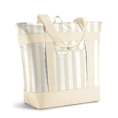 Fit & Fresh Insulated Grocery Tote Bag – Large Reusable Thermal Cooler Bag for Shopping, Food Delivery & Catering – Premiu...