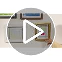 [2-Pack] Kids Art Frames, 8.5x11 Front Opening Kids Artwork Frames Changeable, White Artwork Display Storage Frame for Wal...