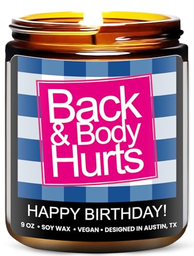 Funny Happy Birthday Candle, Unique Happy Birthday Gifts for Women and Men, Fun Gift Ideas for 30th, 40th, 50th and 60th B...