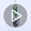 Old World Christmas Garden Trowel Glass Blown Ornament for Christmas Tree, Handcrafted Holiday Decoration, Garden Collection