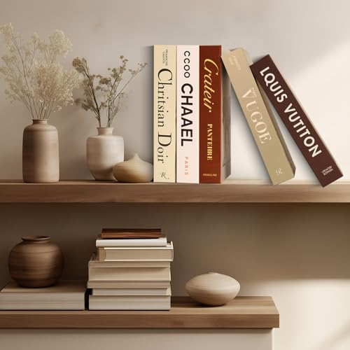 5 PCS Decorative Books for Home Decor, Beauty Fake Books for Decoration, Coffee Table Decor, Aesthetic Shelf & Bookshelf, ...