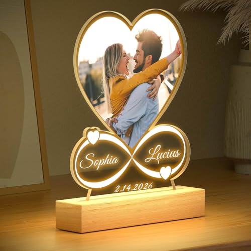 KoxSmar Custom Picture Frames, Personalized Photo Frame, Customized Picture Frames, Personalized Anniversary Photo Gifts f...