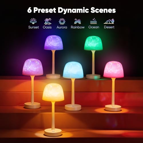 Bensbl Shower Lamp Waterproof with Remote and Touch Control, USB Rechargeable Night Light, 3 Color Temps 16 Modes, Portabl...