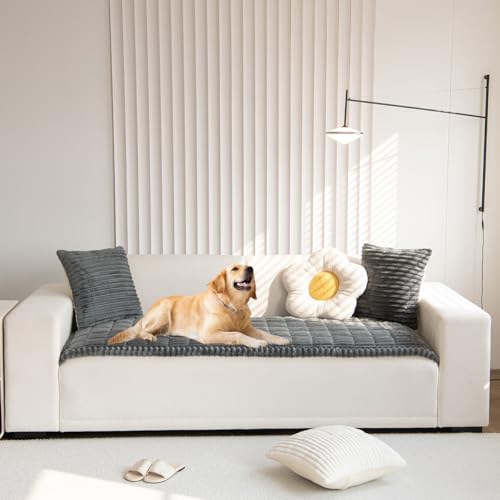 Gumfolk Pet Couch Covers for Sofa Slipcovers Couch Protector for Dogs Washable Cushion Cover, Sofa Pad Blanket Furniture, ...