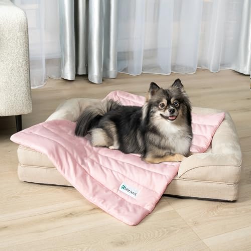 PetAmi Cooling Mat for Dog, Premium Pet Cooling Blanket for Crate Kennel, Indoor Cat Cool Sleeping Pad, Q-MAX Cold Sofa Co...