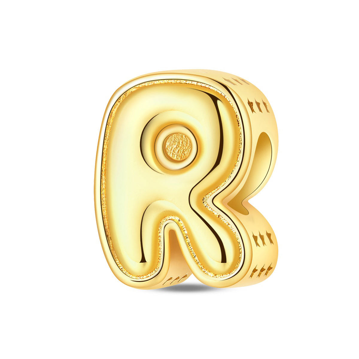 Gold-plated Copper DIY Bracelet Bead Accessories With English Letters