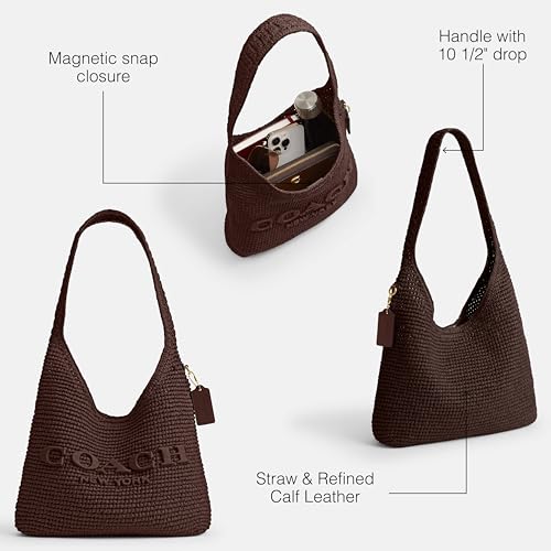 COACH Brooklyn Shoulder Bag 28 in Straw