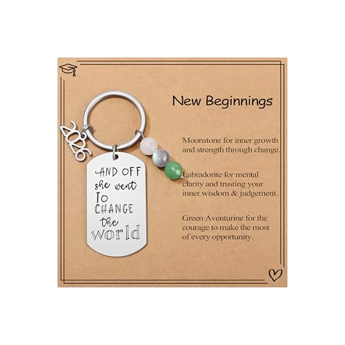 JoycuFF 2026 Graduation Gifts for Her Class Of 2026 Keychian Gift University College High School Graduate