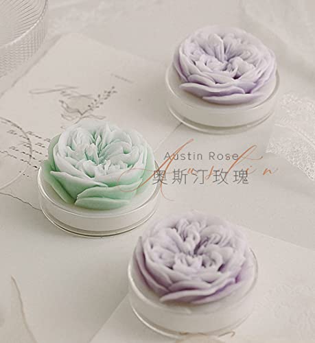 Rose Flower Shaped Scented Candle,Handmade Aroma Soy Wax Decorative Candle for Table Photo Prop Birthday Gift,Prefect for ...