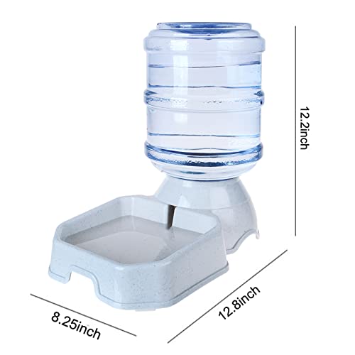 Pet Water Dispenser Station - 1 Gal Replenish Pet Waterer for Dog Cat Animal Automatic Gravity Water Drinking Fountain Bot...