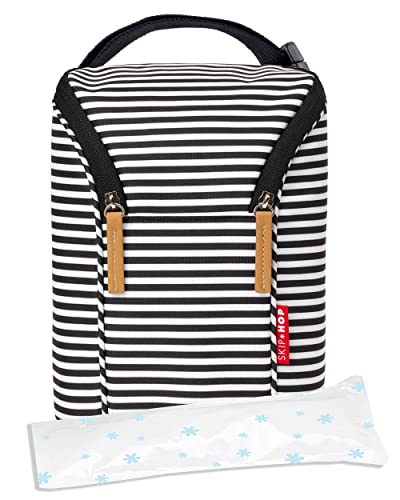 Skip Hop Baby Breastmilk Cooler Insulated Bottle Bag, Grab & Go, Chevron