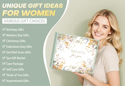 Mothers Day Gifts for Mom Wife Grandma Friends Sister, Birthday Gifts for Women Self Care Spa Gift Baskets for Women, Get ...
