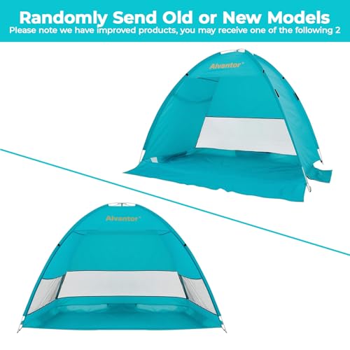 Alvantor® Beach Tent Beach Umbrella Outdoor Sun Shelter Cabana Automatic Instant Pop-Up UPF 50+ Portable Beach Shade Campi...