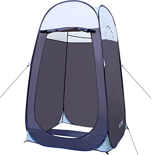 Leader Accessories Pop Up Shower Tent Dressing Changing Room Privacy Portable Camping Shelters 4' x 4' x 78" H Extra-Large...