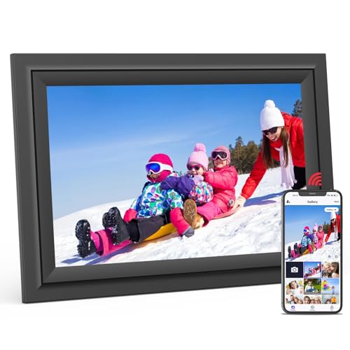 SAMMIX Digital Picture Frame 10.1 Inch WiFi Digital Photo Frame Electronic, IPS Touch Screen, 16GB, Tabletop&Wall-Mounted,...