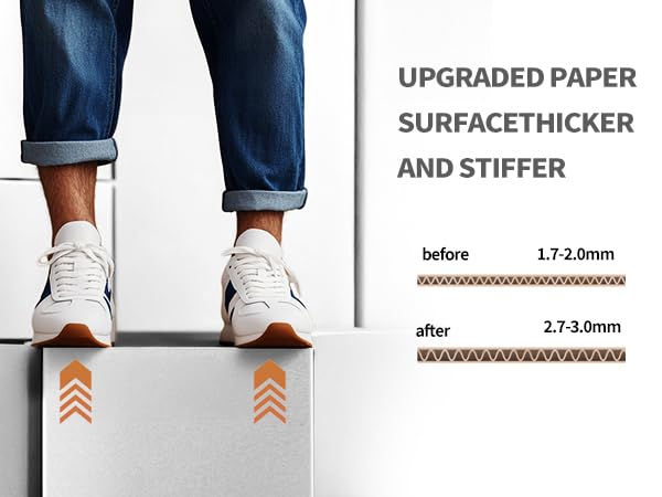 PETAFLOP 9x6x4 Shipping Boxes White Cardboard Mailing Boxes Single Wall Corrugated Box, 25 Pack