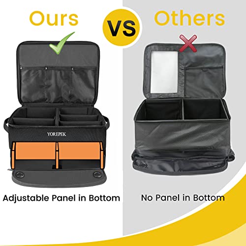 YOREPEK 2 Layer Golf Trunk Organizer, Golf Gifts for Men with Separate Ventilated Compartment for 2 Pair Shoes, Waterproof...