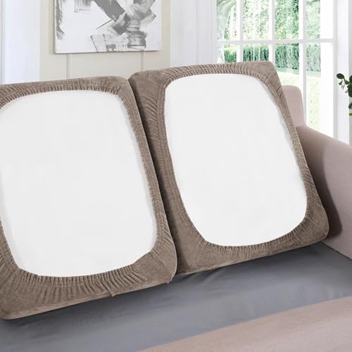 H.VERSAILTEX Stretch Mixed-Color Chenille Couch Cushion Cover Soft Sofa Covers Individual Seat Couch Slipcover Sets Furnit...