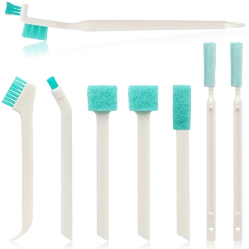 8-Piece Small Cleaning Brush Set for Tight Spaces, Mini Crevice Brushes for Household Use, Ideal for Humidifiers, Cup and ...