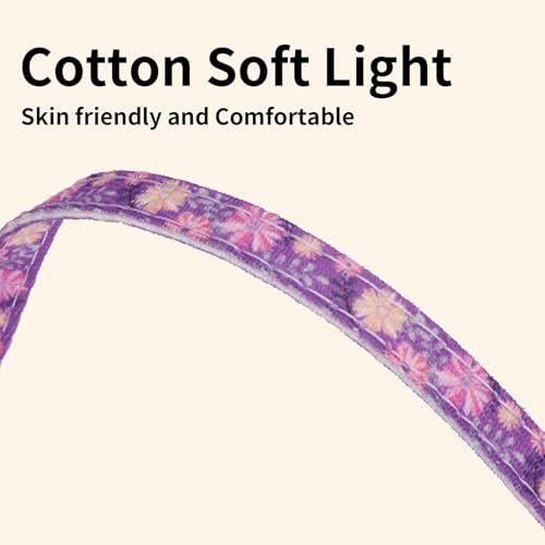 Giecooh Cotton Cat Harness and Leash Set, Escape-Proof Adjustable Soft Harness for Kitten, Small & Large Cats, Ideal for T...