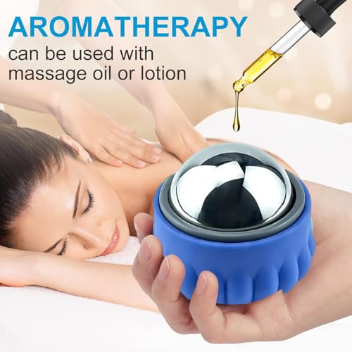 Everjoys Massage Ball Roller Set– Ice Cold and Hot for Deep Tissue and Sore Muscle Relief of Stiffness and Stress, Body, N...