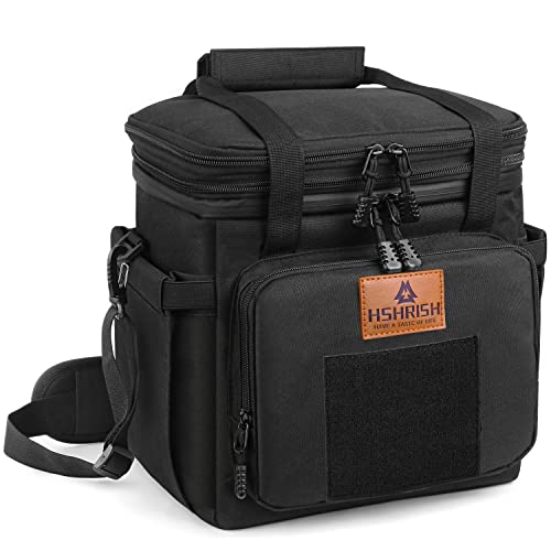 HSHRISH Lunch Box for men, Large Expandable Insulated Lunch Bag, Durable Waterproof Leakproof Tactical Cooler Bag for Adul...