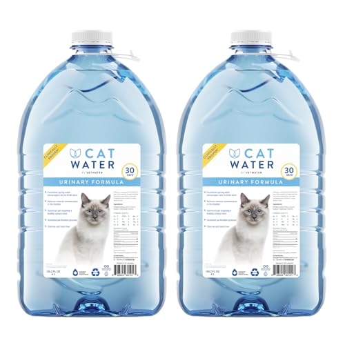 CATWATER by VETWATER | ph-Balanced and Mineral-Free Cat Water | Clinically Proven Urinary Formula | Helps Prevent Cat Urin...