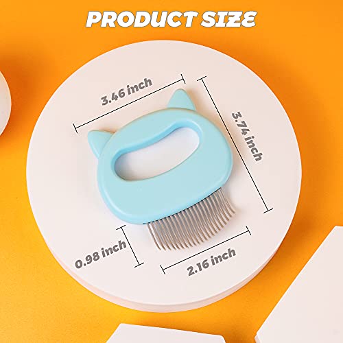 Cat Comb Pet Short Long Hair Removal Massaging Shell Comb Soft Deshedding Brush Grooming And Shedding Matted Fur Remover M...