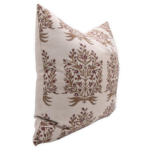 Fabritual Handmade Pure Linen Fabric 14x36 Inch Throw Pillowcase Cushion Cover Decorative for Sofa, Couch, Bedroom, Living...