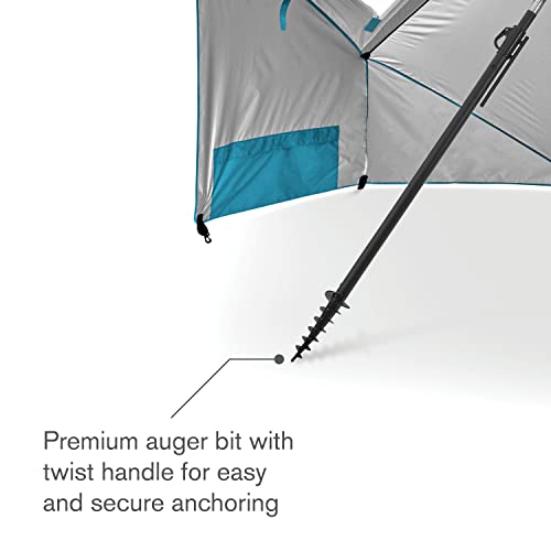Sport-Brella Premiere UPF 50+ Umbrella Shelter with Patented Side Panels and Tilt Mechanism, Heavy-Duty 1.25 Inch Center P...