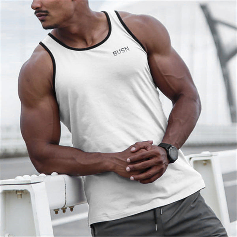 Mens Summer Casual Tank Top For Muscle Fitness