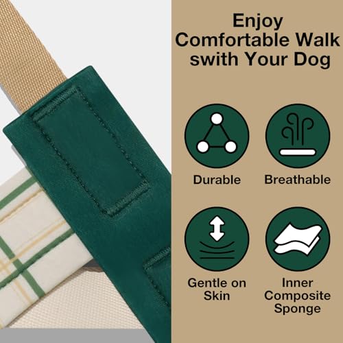 VETRESKA Dog Harness and Leash Set, Easy Walk Dog Harness for Large Medium Dogs, No Pull Puppy Harness for Walking and Tra...