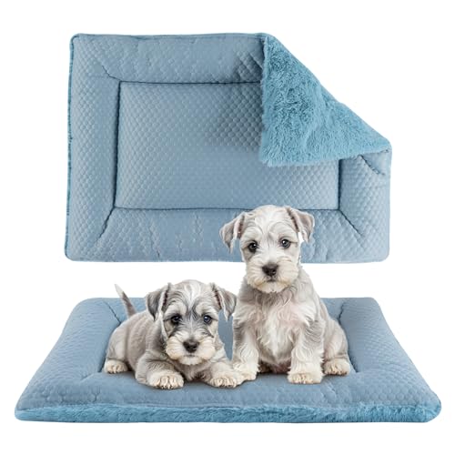 Vetasac Dog Bed Mat, Crate Pad Reversible,Soft Kennel Pad, Washable Dog Crate Mat (Cool and Warm),Pet Sleeping Mattress fo...