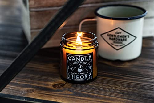 Scented Candle Gift Set with Crackling Wood Wicks 3, 4oz Candles, Misty Falls, Alpine Spruce, Spring Meadow - Designed for...