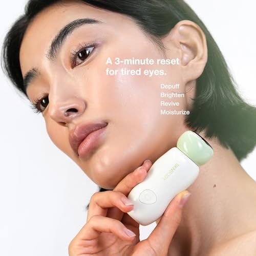 SKNBODY CryoReset™ Cooling Eye Wand – Cryotherapy Massager with SonicTap™ Vibration, Depuffing Tool for Dark Circles & Puf...