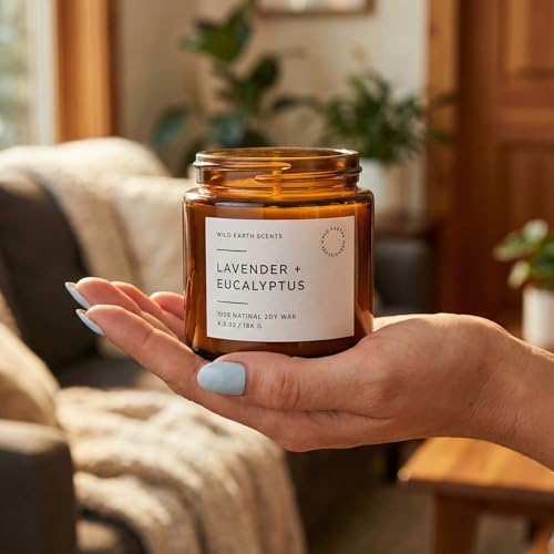 Unboxme Scented Candles Gift Set - 3 Pack Aromatherapy Soy Candles for Women, Hand Poured with Essential Oils, Stress Reli...