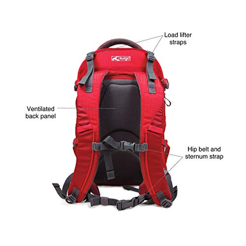 Kurgo G-Train Dog Carrier Backpack - Comfortable Travel Bag for Pets Up to 25 lbs - Waterproof Bottom - Multi-Compartment ...