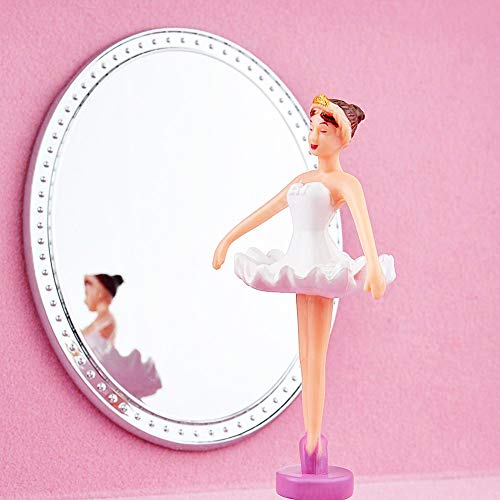 RR ROUND RICH DESIGN Kids Musical Jewelry Box for Girls with Drawer and Jewelry Set with Ballerina Theme - Swan Lake Tune ...