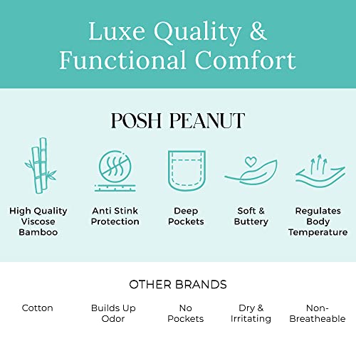 Posh Peanut Maternity Robe for Hospital Delivery - Soft Viscose from Bamboo Postpartum Robe for Women Nursing & Lounging
