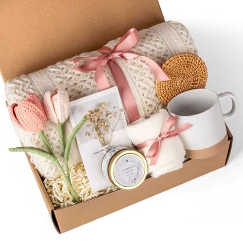 Gift Baskets for Women, Birthday Gifts for Women, Self Care Gift Baskets Care Package, Thank You, Get Well, Sympathy Inspi...