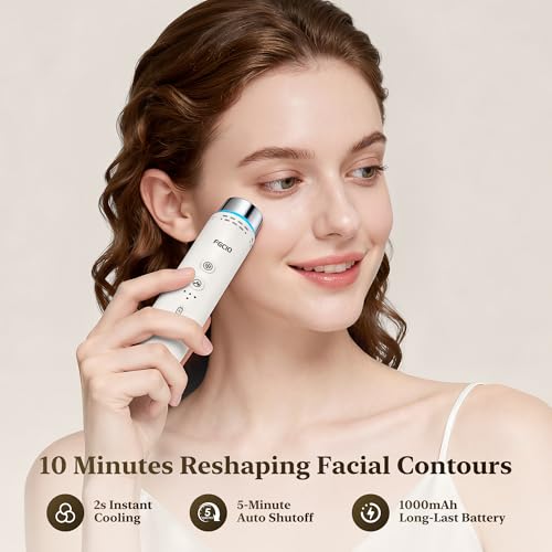FGCIO Beauty Wand, Cold and Hot Skincare Eyes & Face Depuffing Wand, Massager for Eye Puffiness, Dark Circles and Skin Rad...
