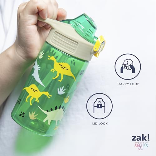 Zak Designs DreamWorks Gabby's Dollhouse Sage Kids Water Bottle For School or Travel, 16oz Durable Plastic Water Bottle Wi...
